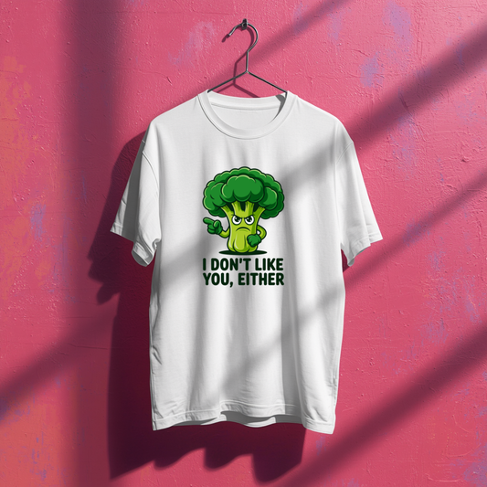 Broccoli Hate White Color Unisex Oversized T-Shirt