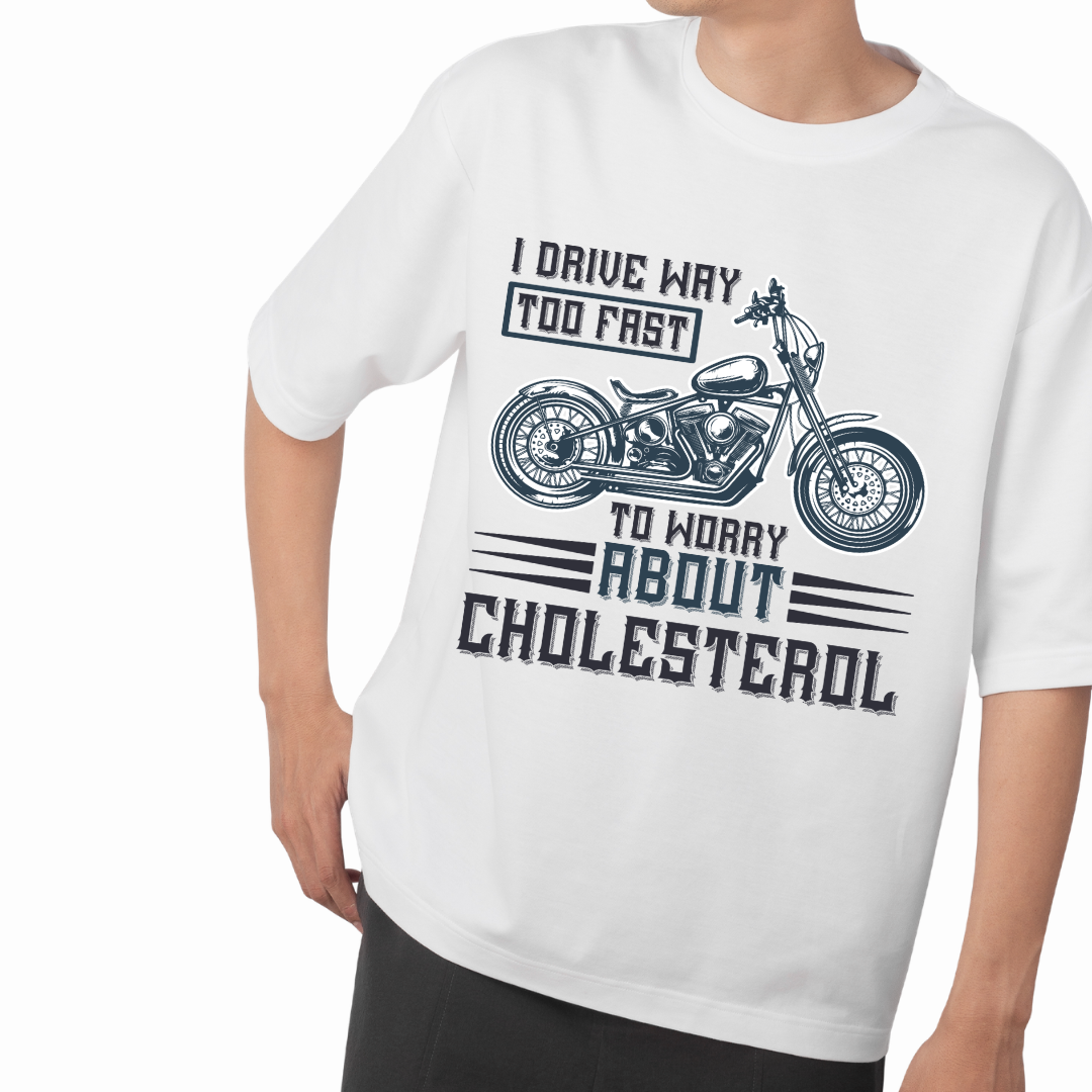 Rider Too Fast Graphic Print Oversized T-Shirt