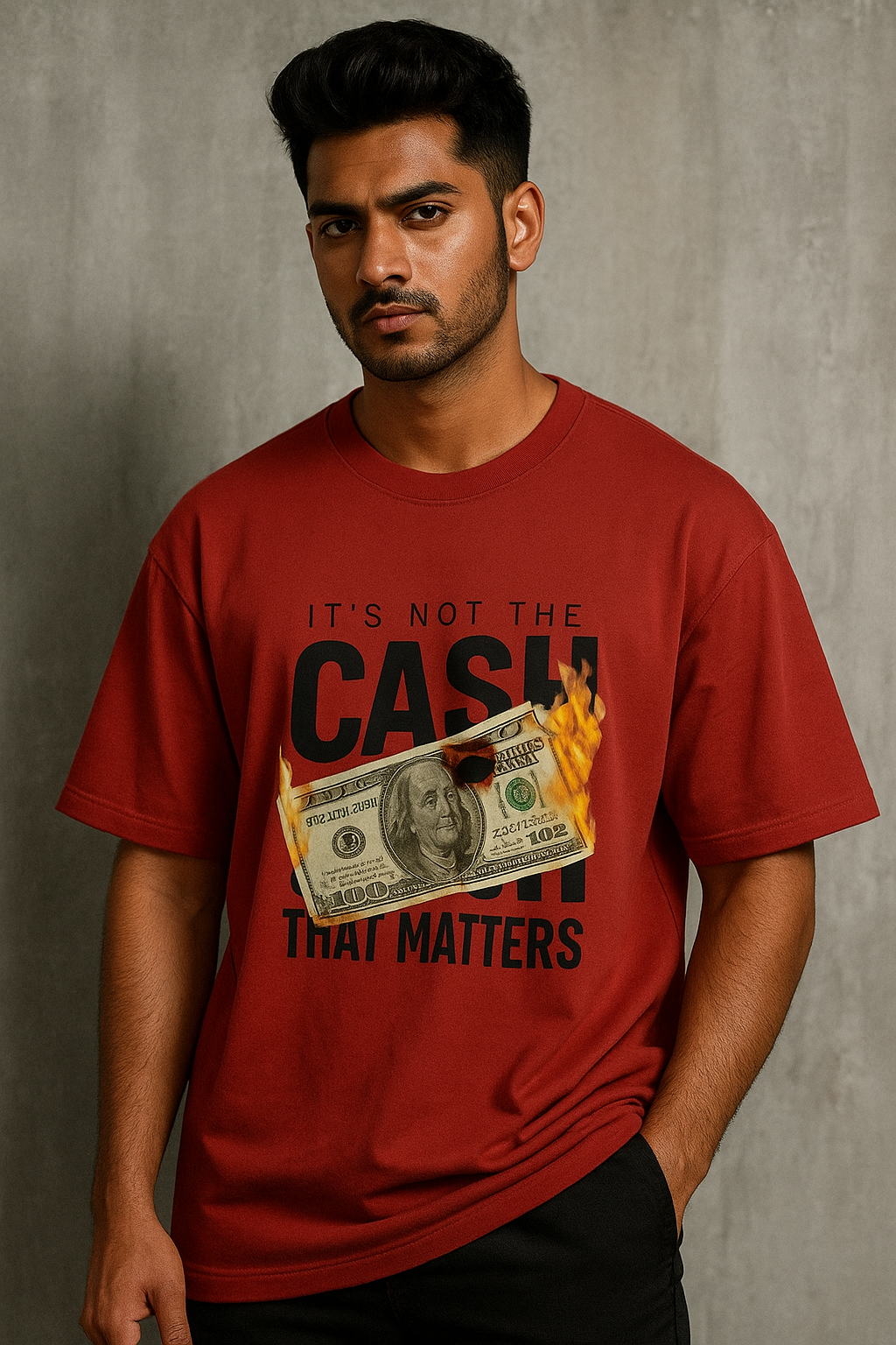 Cash Matters - Unisex Oversized T-Shirt