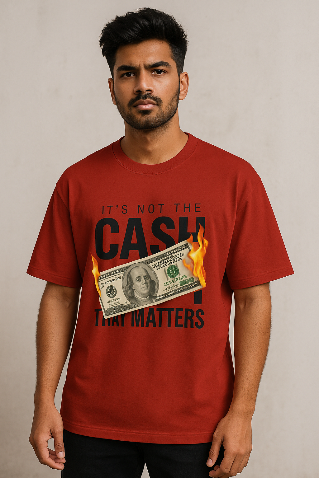 Cash Matters - Unisex Oversized T-Shirt