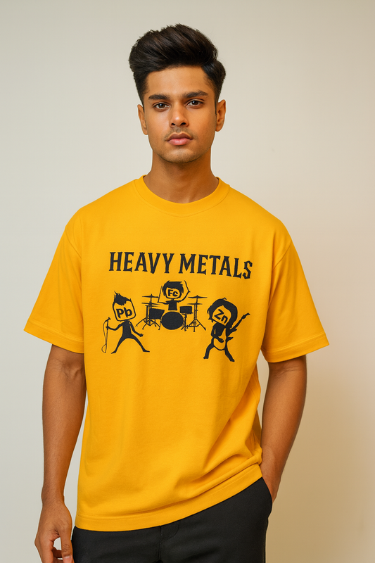 Heavy Metals - Unisex Oversized T-Shirt