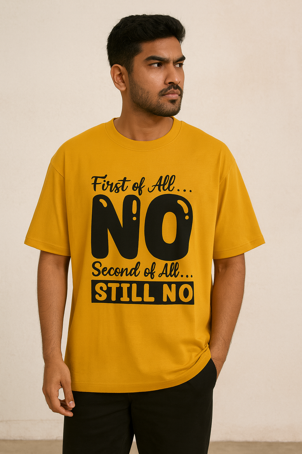 It's a No - Unisex Oversized T-Shirt