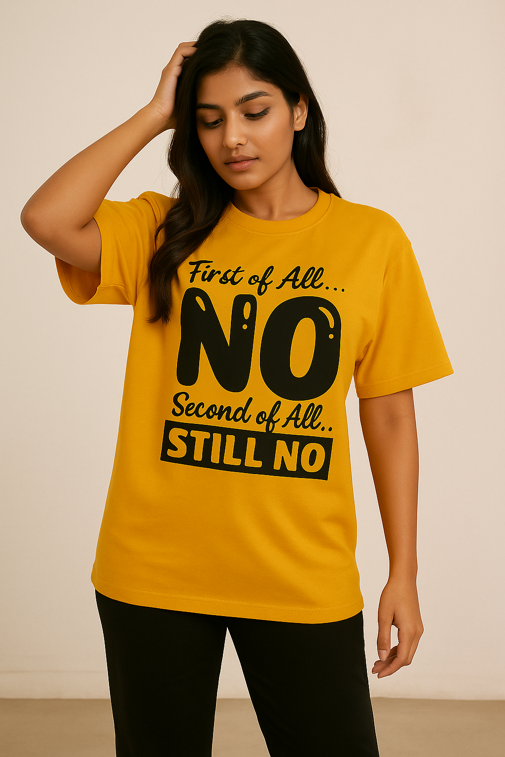 It's a No - Unisex Oversized T-Shirt
