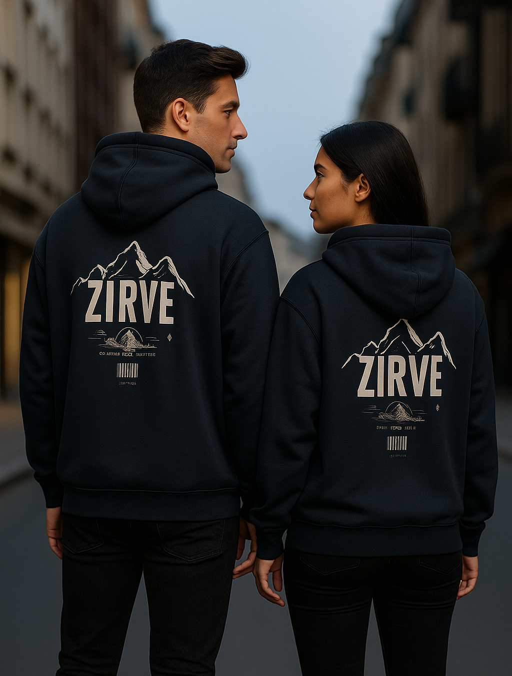 Unisex Regular Hoodie Back print - ZIRVE