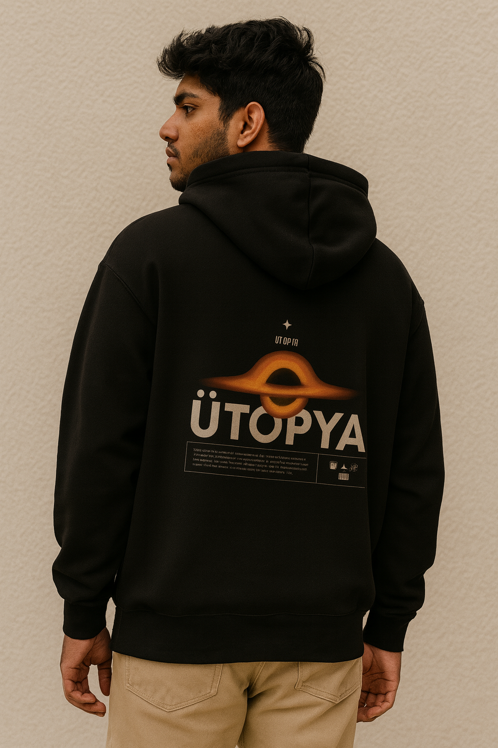 Unisex Regular Hoodie Back print - Utopya