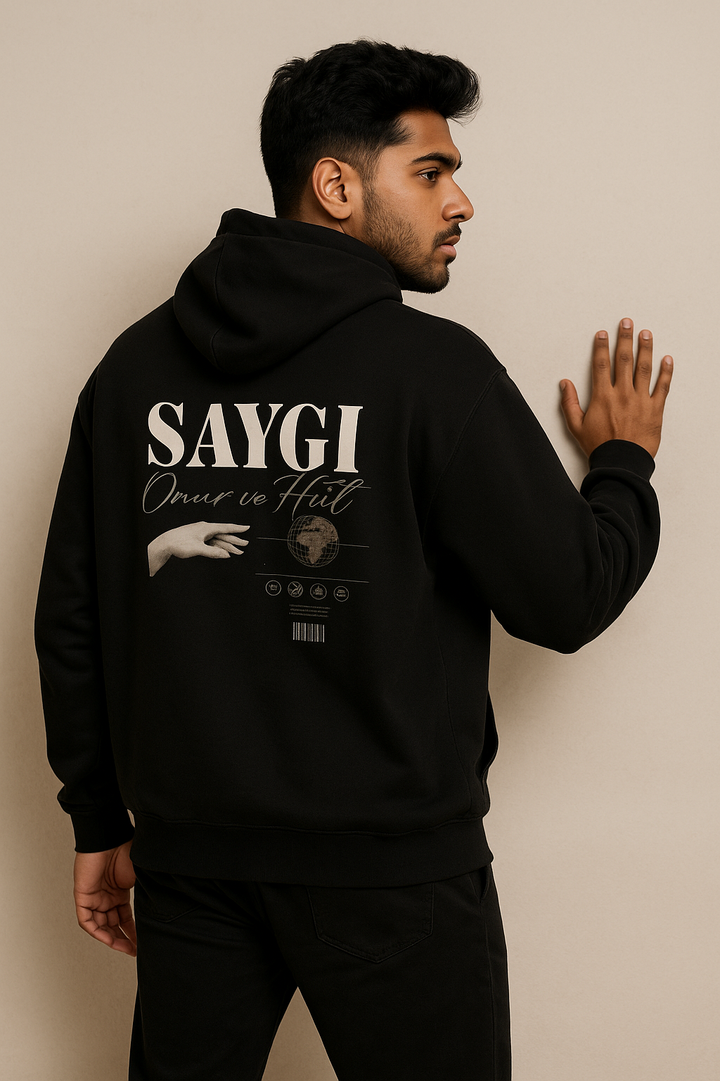 Unisex Regular Hoodie Back print - SAYGI