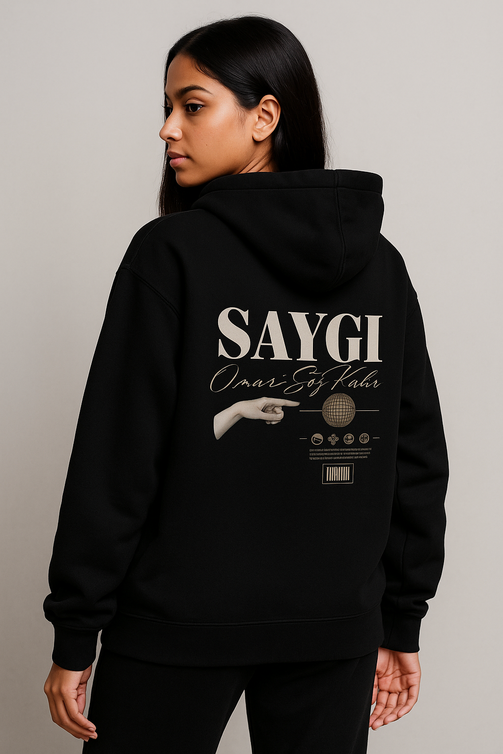 Unisex Regular Hoodie Back print - SAYGI