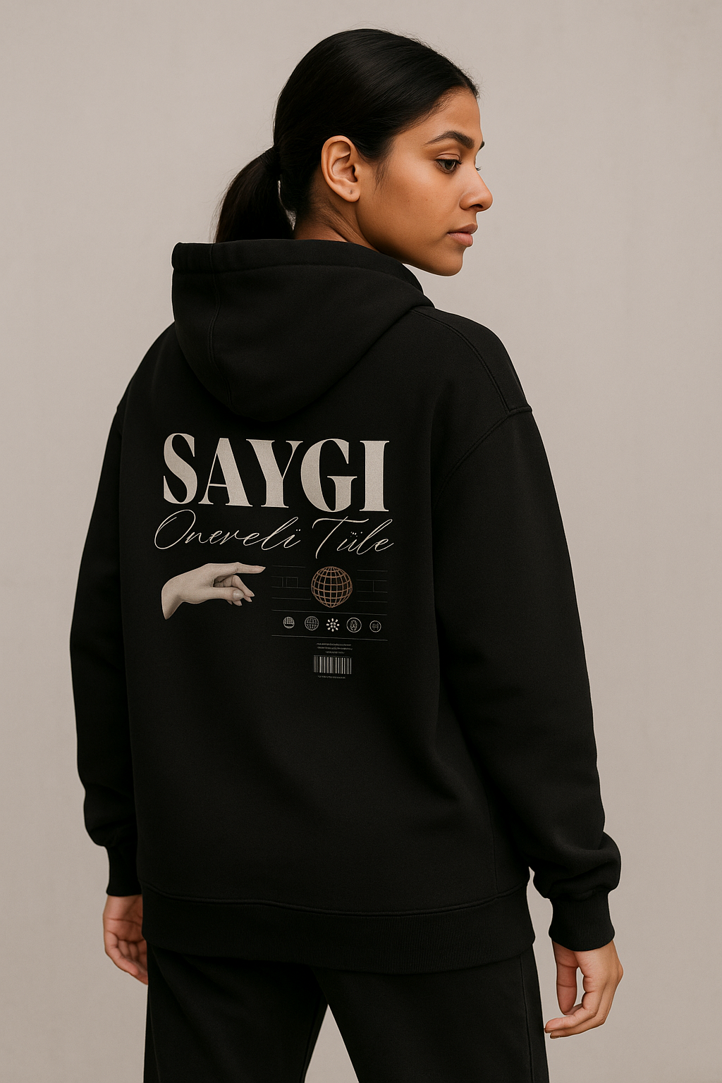Unisex Regular Hoodie Back print - SAYGI