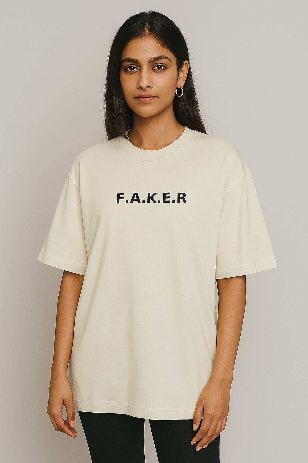 Fake Smile - Unisex Oversized T-Shirt