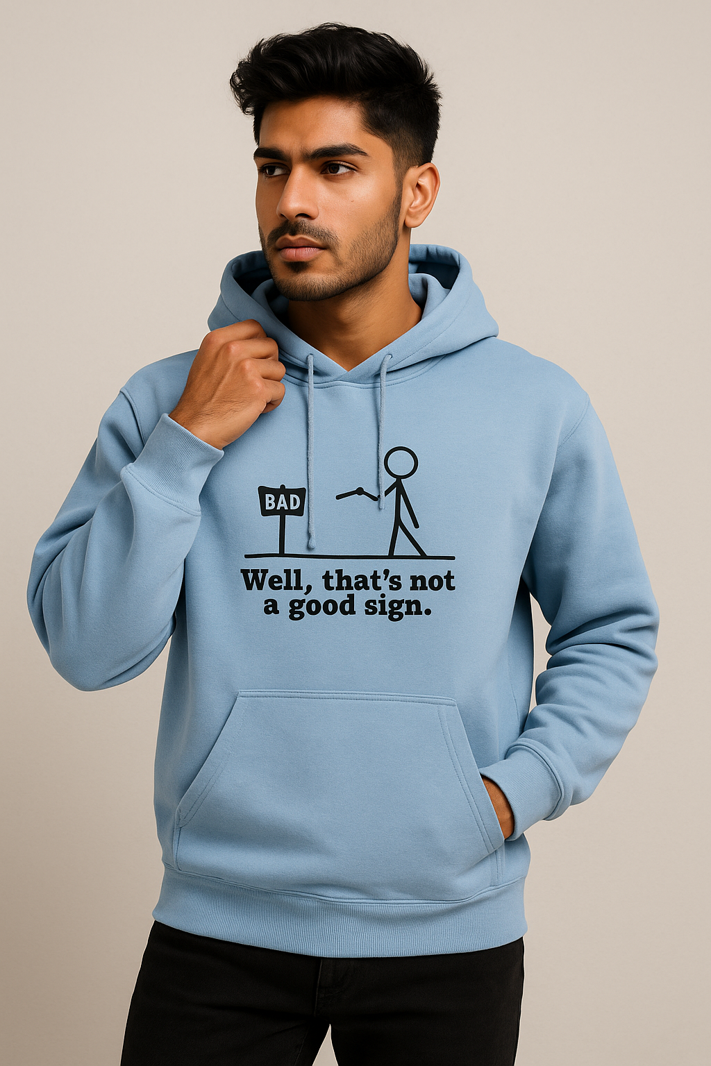 Unisex Regular Hoodie - Bad sign