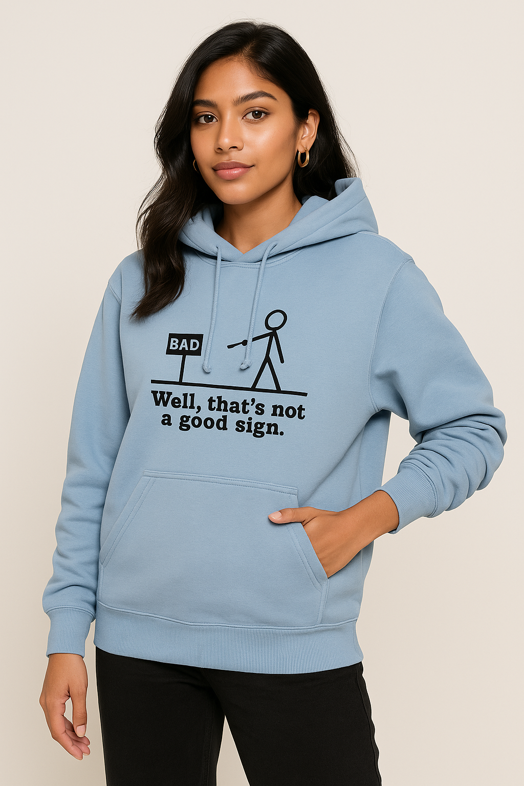 Unisex Regular Hoodie - Bad sign
