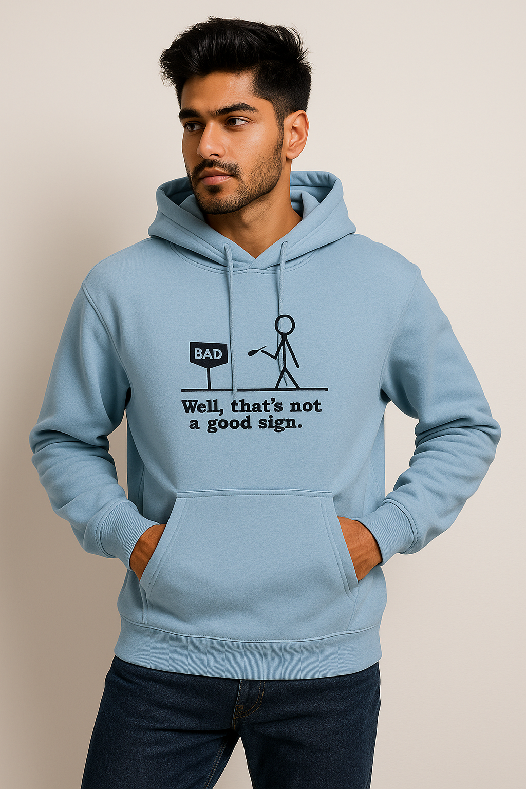 Unisex Regular Hoodie - Bad sign