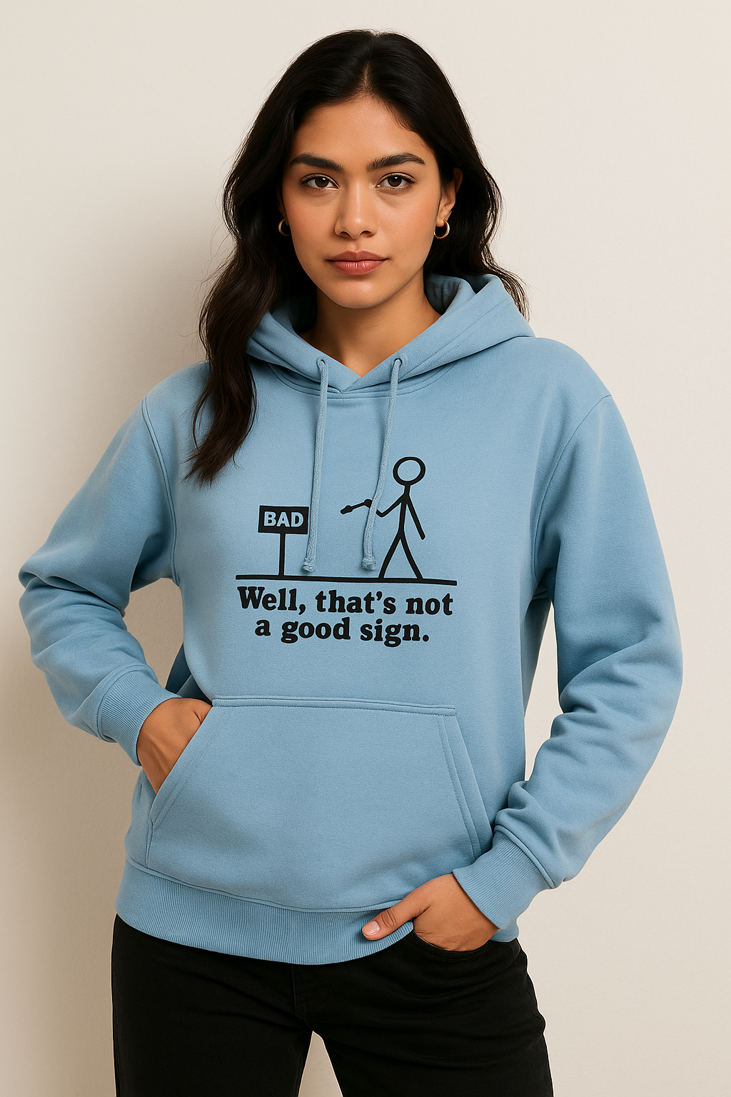 Unisex Regular Hoodie - Bad sign