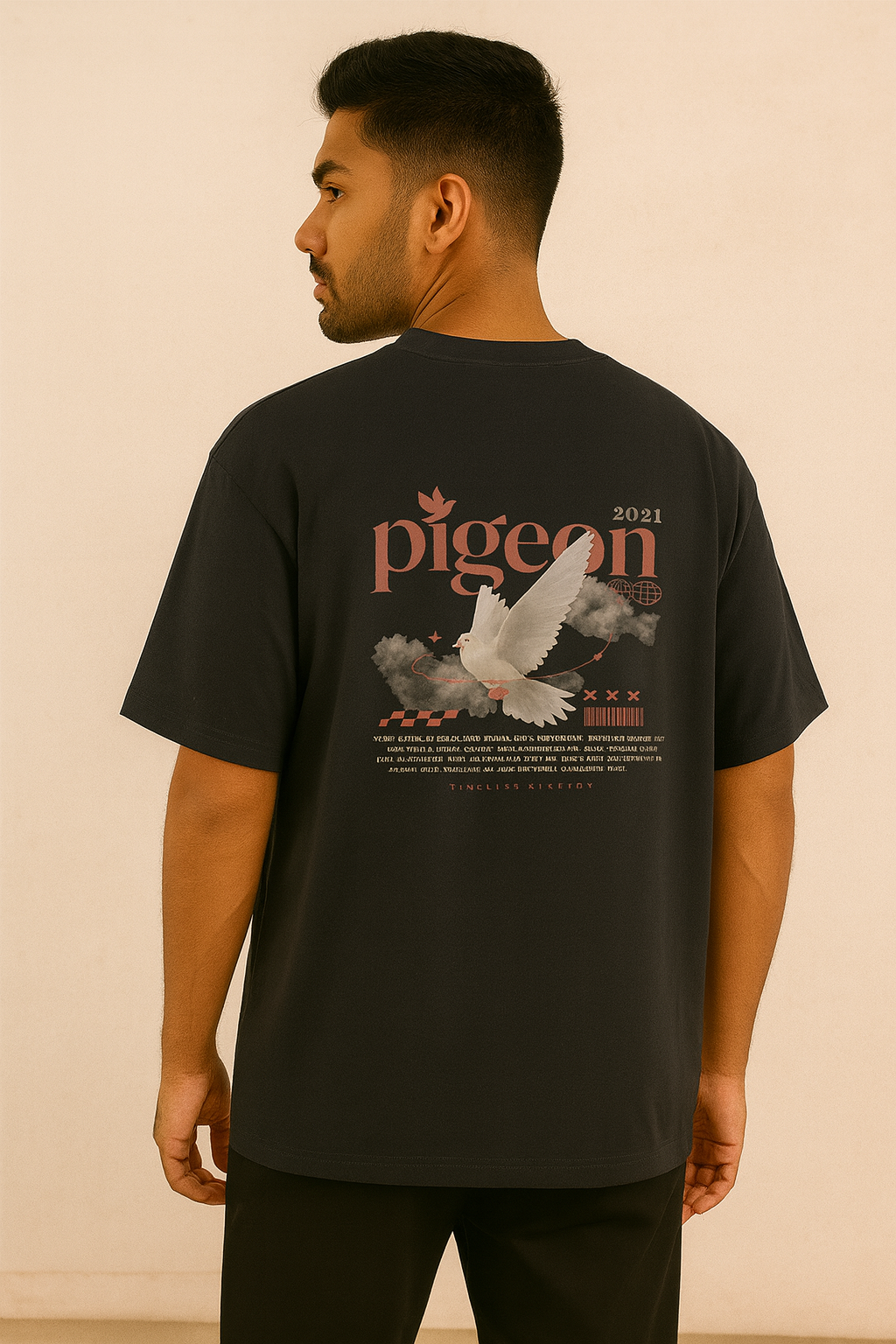 Pigeon - Unisex Oversized T-Shirt