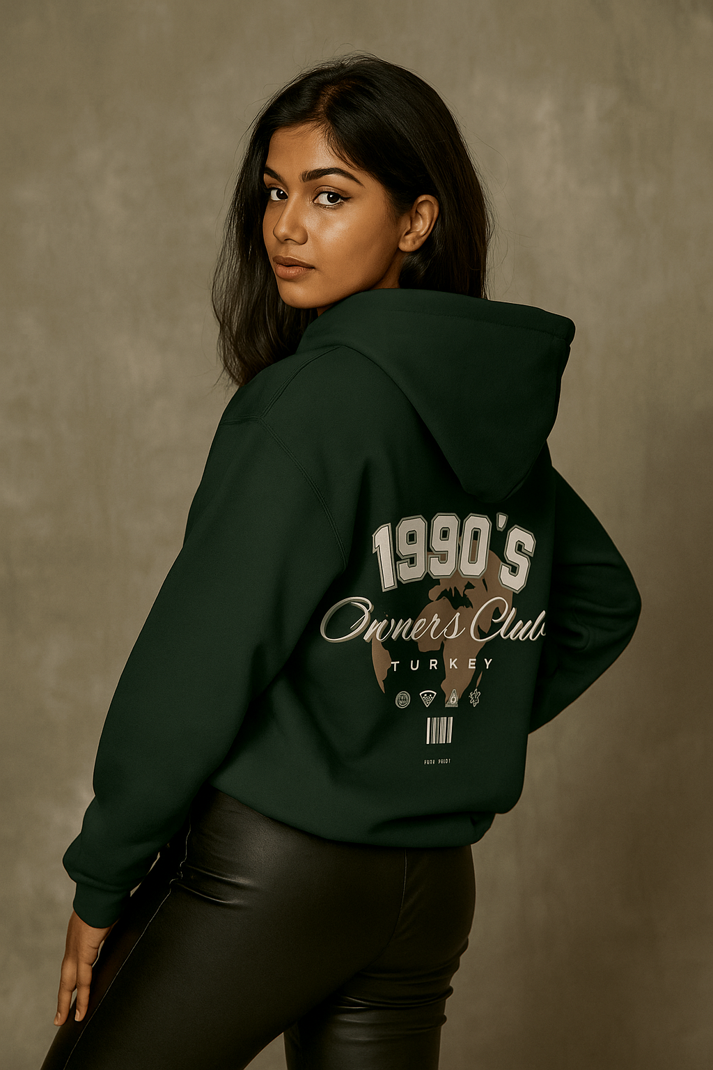 Unisex Regular Hoodie Back print - 1990's Owner's club
