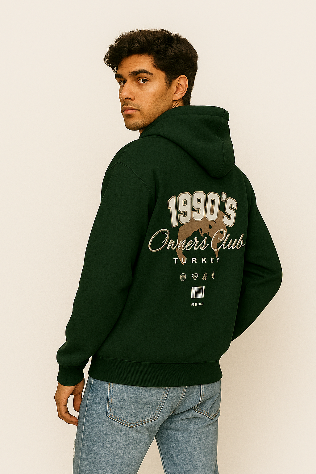 Unisex Regular Hoodie Back print - 1990's Owner's club