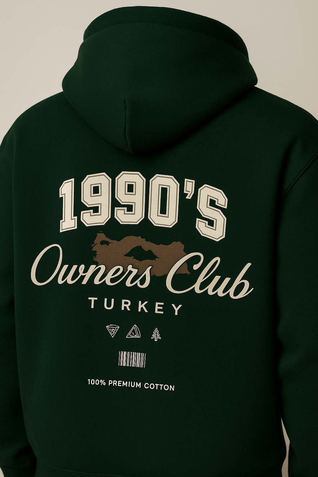 Unisex Regular Hoodie Back print - 1990's Owner's club
