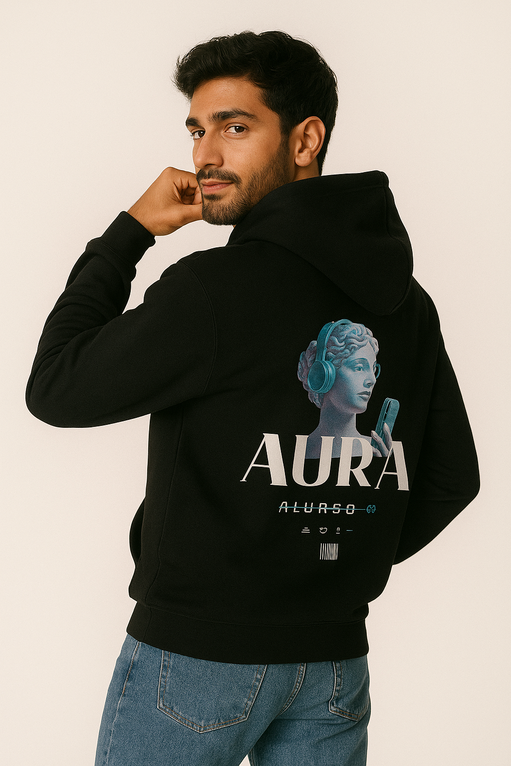 Unisex Regular Hoodie Back print - AURA