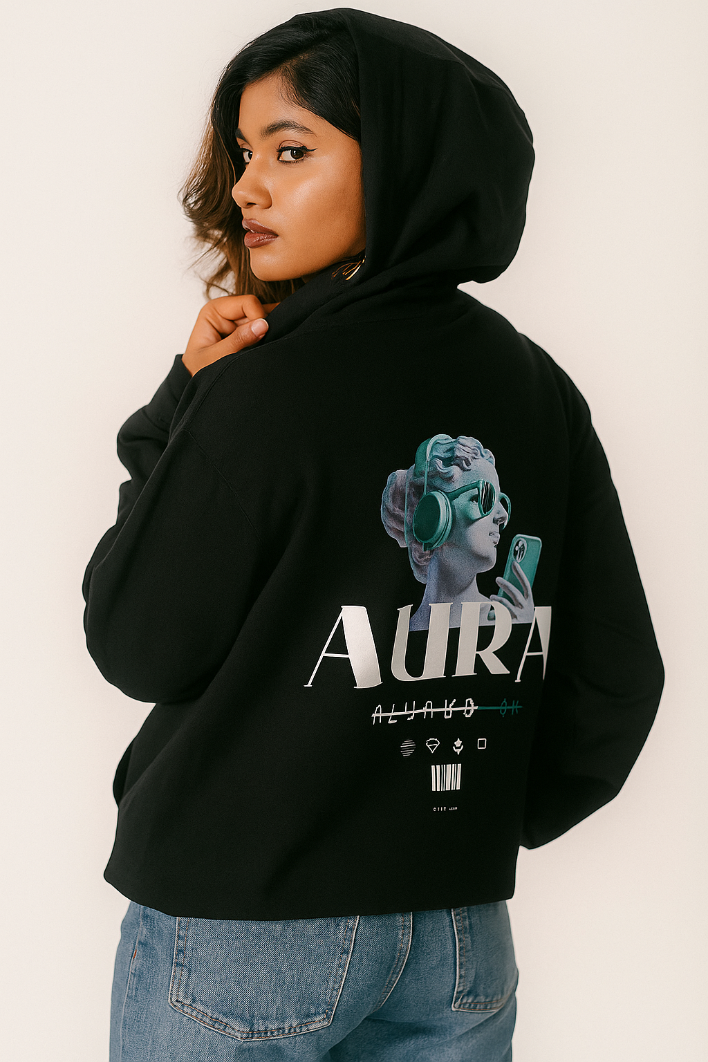 Unisex Regular Hoodie Back print - AURA