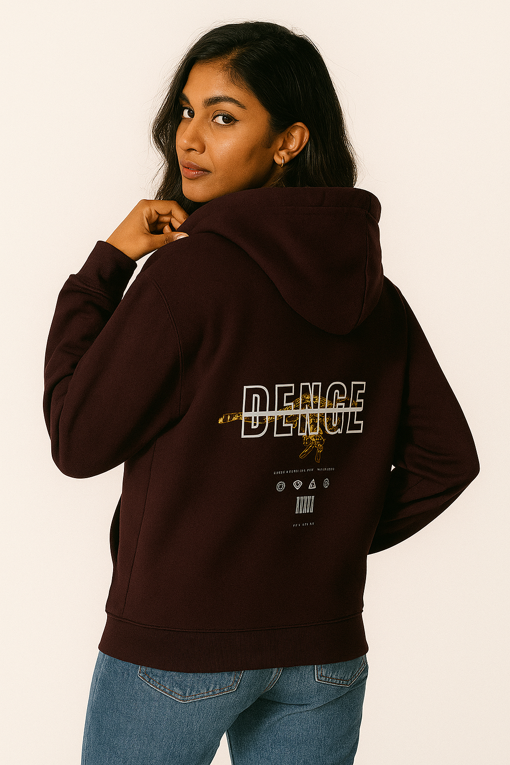 Unisex Regular Hoodie Back print - Denge