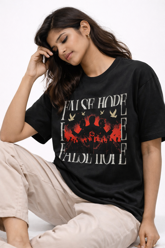 graphic oversized t shirt unisex relaxed fit cotton dimixo