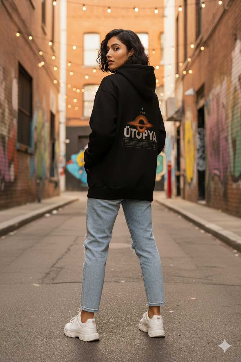 Unisex Regular Hoodie Back print - Utopya
