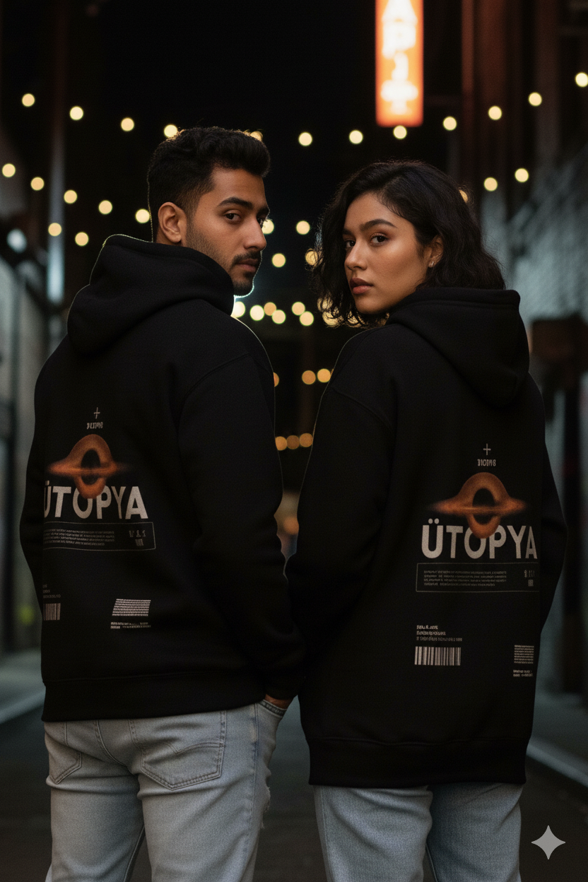 Unisex Regular Hoodie Back print - Utopya