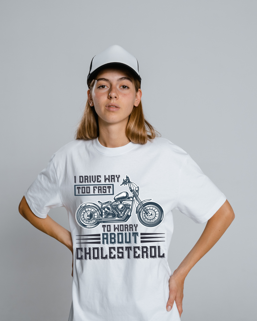 Rider Too Fast Graphic Print Oversized T-Shirt
