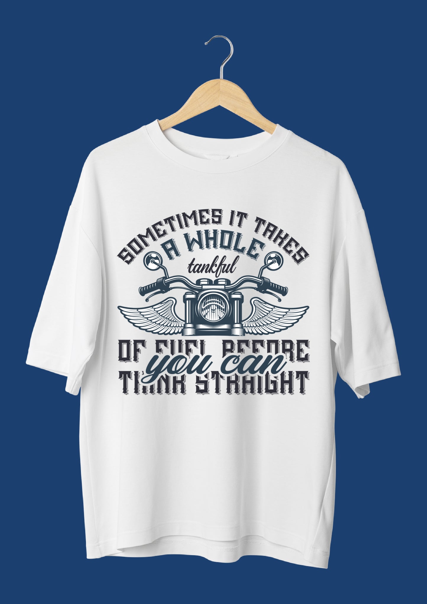 Ride Straight Graphic Print Oversized T-Shirt