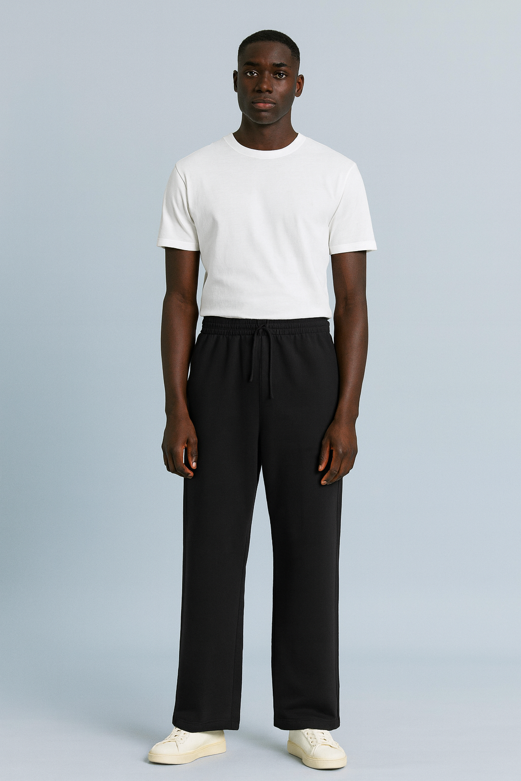 black sweatpants for men and women cotton dimixo
