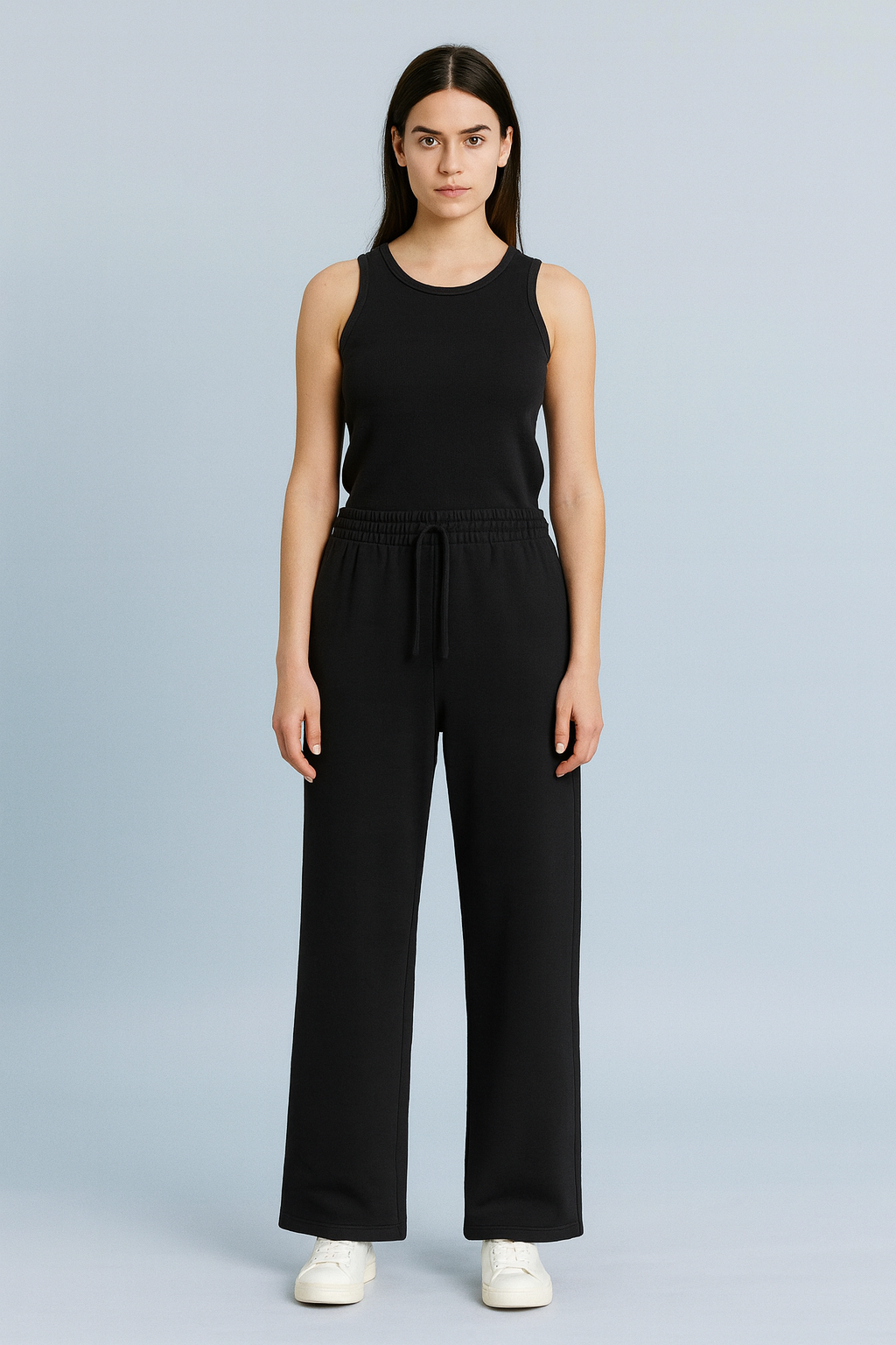 black sweatpants for men and women cotton dimixo
