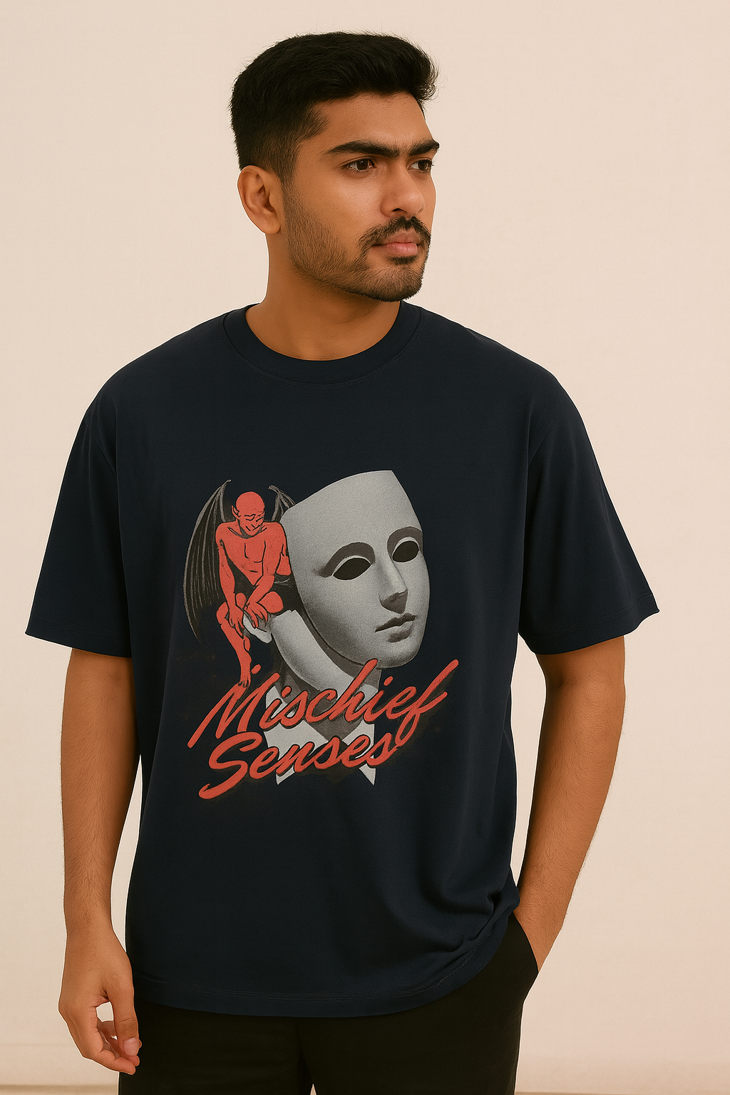 graphic oversized t shirt unisex relaxed fit cotton dimixo