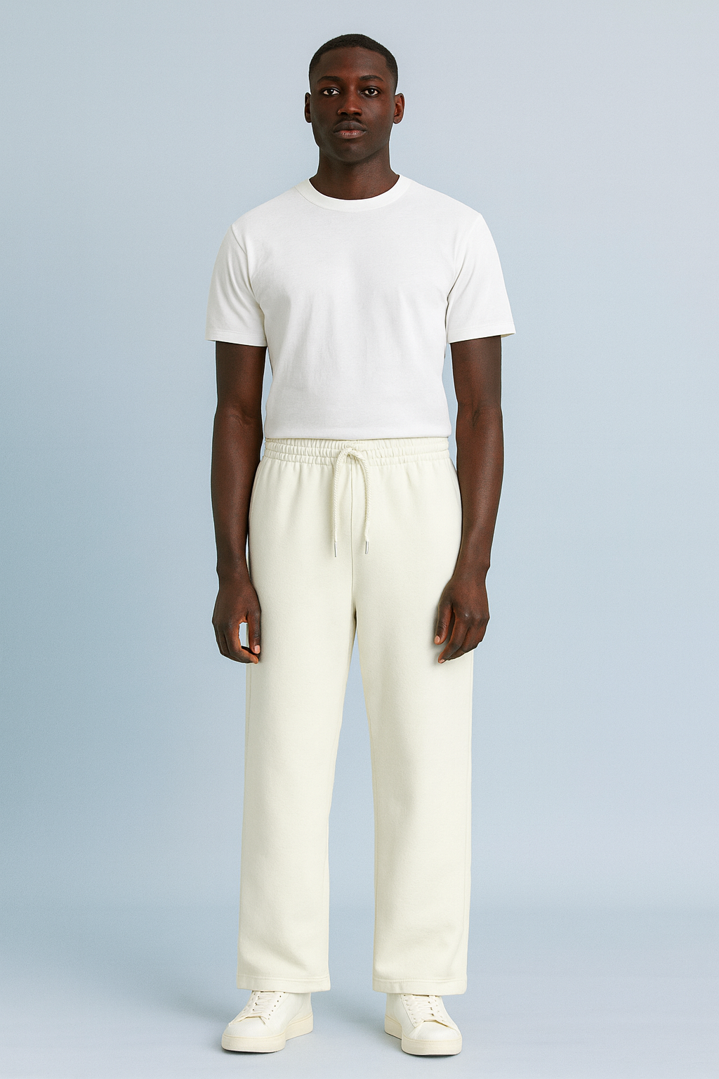 off white sweatpants for men and women cotton dimixo