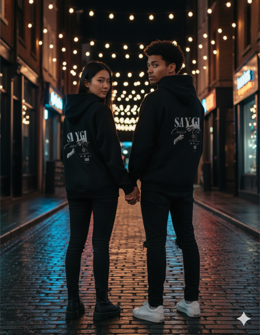 Unisex Regular Hoodie Back print - SAYGI